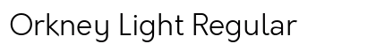 Orkney Light Regular Preview