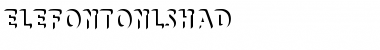 ElefontOnlShaD Regular Font