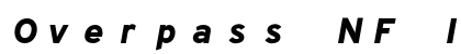 Overpass NF Italic Preview
