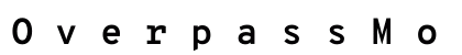 OverpassMono NF Bold preview