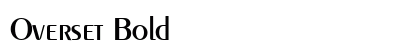 Overset Bold preview