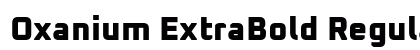 Oxanium ExtraBold Regular preview