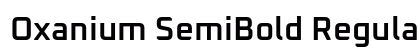 Oxanium SemiBold Regular preview