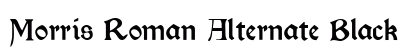 Morris Roman Alternate Black Preview