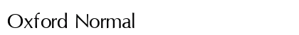 Oxford Normal preview