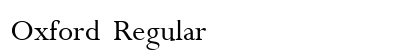 Oxford Regular Preview