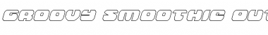 Groovy Smoothie Outline Italic Font