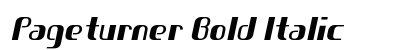 Pageturner Bold Italic preview