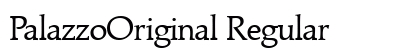 PalazzoOriginal Regular Preview