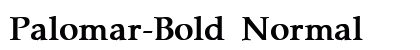 Palomar-Bold Normal preview