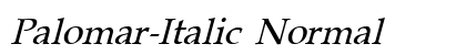 Palomar-Italic Normal preview