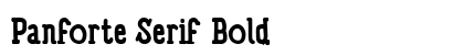Panforte Serif Bold preview