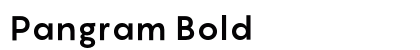 Pangram Bold preview