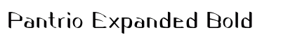 Pantrio Expanded Bold preview