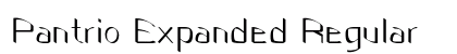 Pantrio Expanded Regular Preview