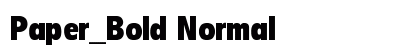 Paper_Bold Normal preview