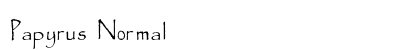 Papyrus Normal preview