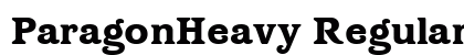 ParagonHeavy Regular Preview