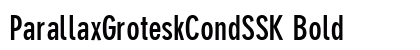 ParallaxGroteskCondSSK Bold preview