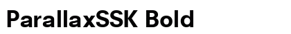 ParallaxSSK Bold preview