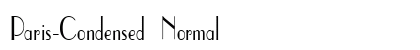 Paris-Condensed Normal preview
