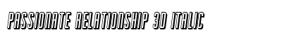 Passionate Relationship 3D Italic Preview