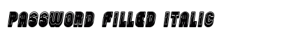 Password Filled Italic preview