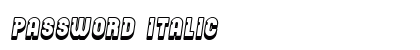 Password Italic preview
