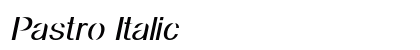 Pastro Italic preview