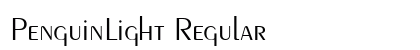 PenguinLight Regular preview