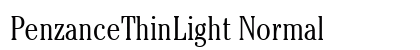 PenzanceThinLight Normal preview