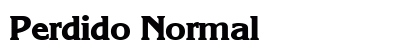 Perdido Normal preview
