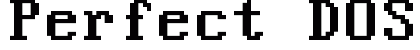 Perfect DOS VGA 437 Regular preview