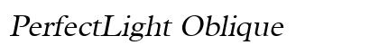 PerfectLight Oblique preview