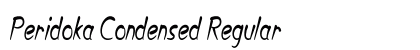 Peridoka Condensed Regular Preview