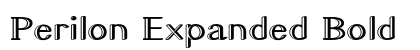 Perilon Expanded Bold preview