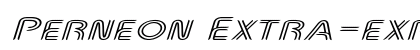 Perneon Extra-expanded Italic preview