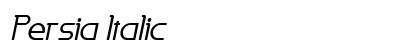 Persia Italic Preview