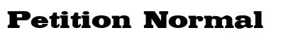 Petition Normal preview