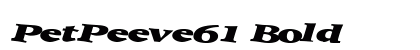 PetPeeve61 Bold preview