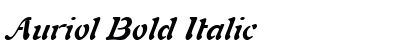 Auriol Bold Italic