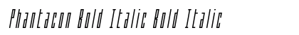 Phantacon Bold Italic Bold Italic preview
