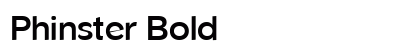 Phinster Bold preview