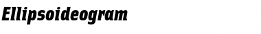 Ellipsoideogram Regular Font