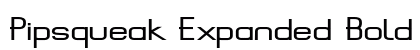 Pipsqueak Expanded Bold preview