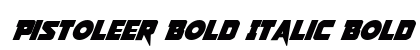 Pistoleer Bold Italic Bold Italic preview
