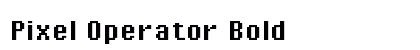 Pixel Operator Bold preview