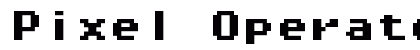 Pixel Operator Mono 8 Bold preview