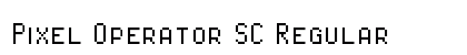 Pixel Operator SC Regular Preview