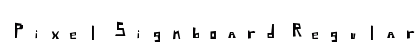 Pixel Signboard Regular preview